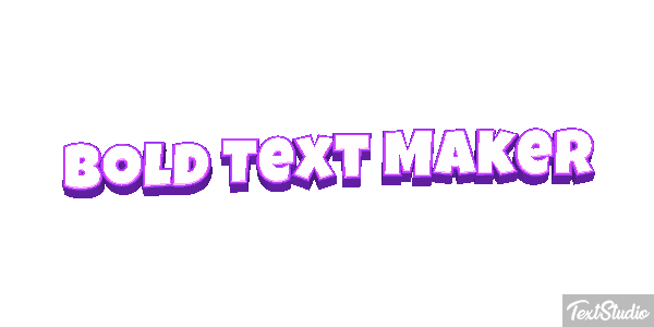 Bold Text Maker Text effect