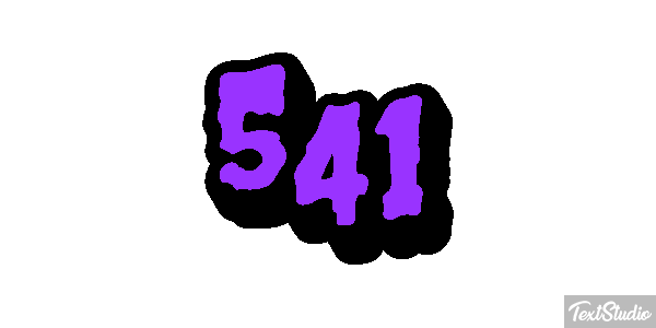 541 Tekst effect