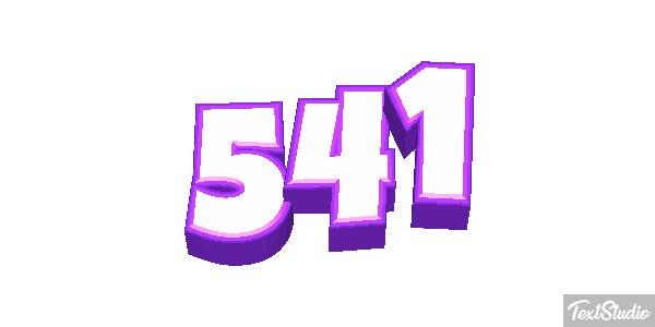 541 Tekst effect