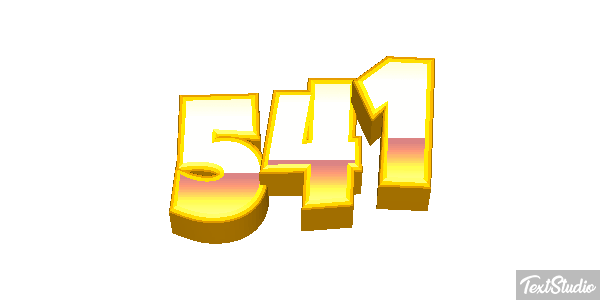 541 Tekst effect