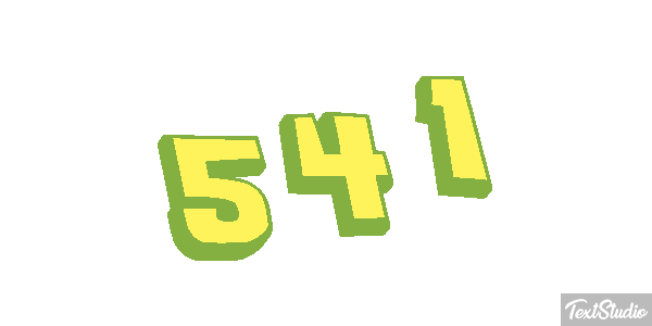 541 Tekst effect
