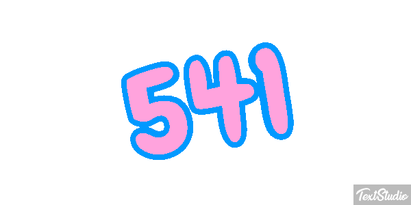 541 Tekst effect