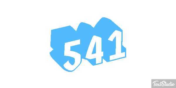 541 Tekst effect