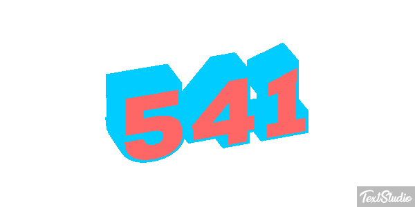541 Tekst effect