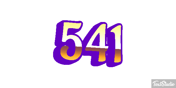 541 Tekst effect