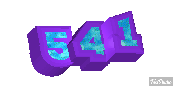 541 Tekst effect