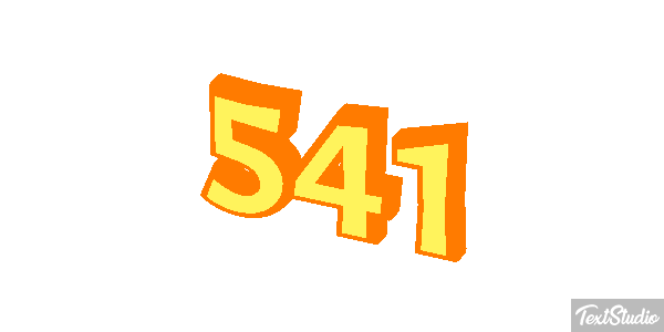 541 Tekst effect