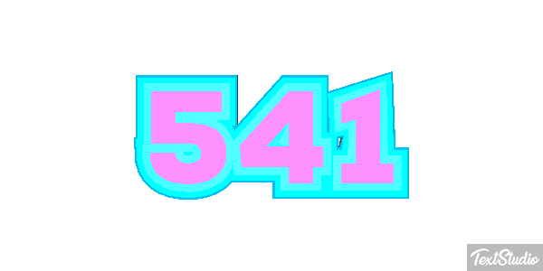 541 Tekst effect