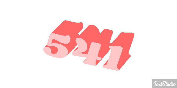 541 Tekst effect