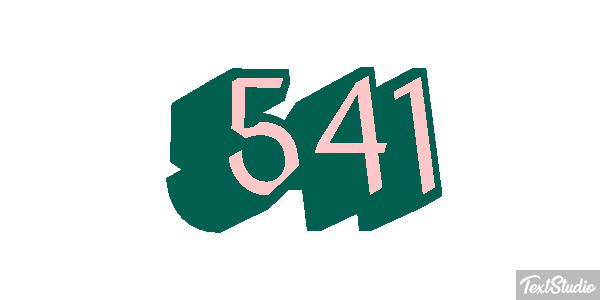 541 Tekst effect