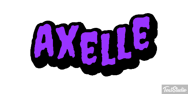 Axelle Текстовый эффект