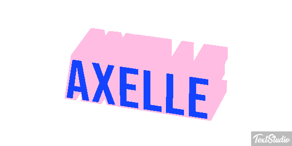 Axelle Текстовый эффект