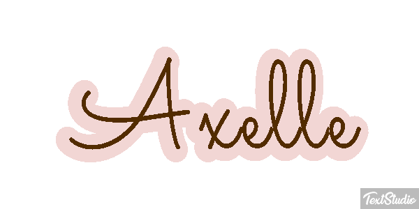 Axelle Текстовый эффект