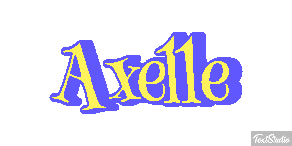 Axelle Текстовый эффект