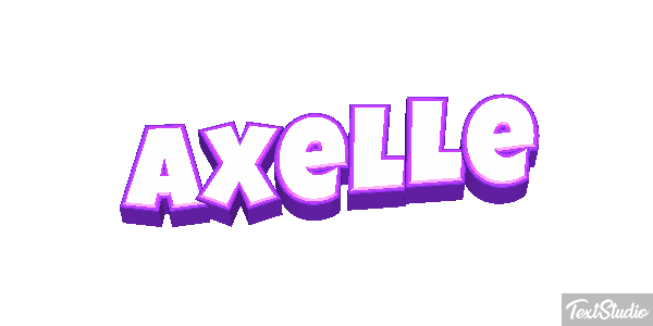 Axelle Текстовый эффект