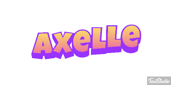 Axelle Текстовый эффект