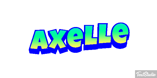 Axelle Текстовый эффект