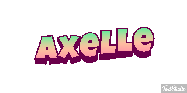 Axelle Текстовый эффект