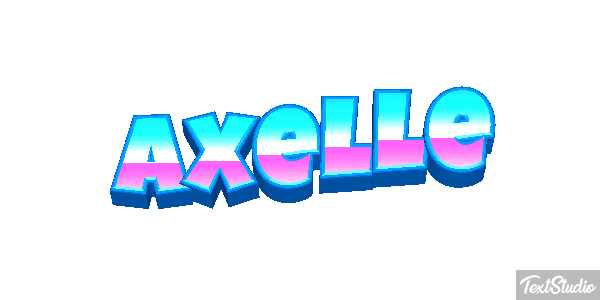 Axelle Текстовый эффект
