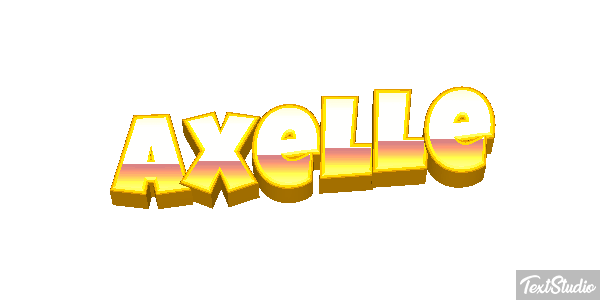 Axelle Текстовый эффект