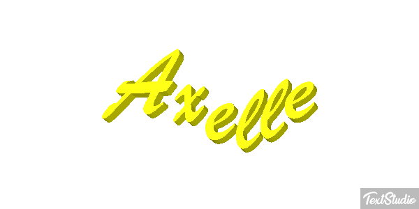 Axelle Текстовый эффект