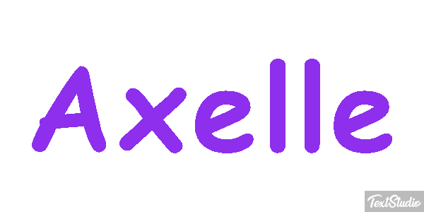 Axelle Текстовый эффект