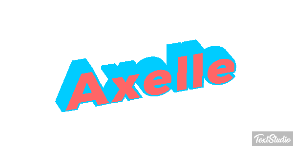 Axelle Текстовый эффект