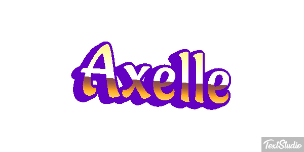 Axelle Текстовый эффект