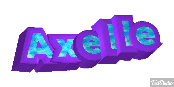 Axelle Текстовый эффект