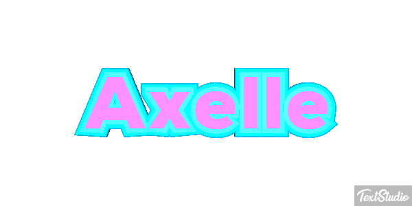 Axelle Текстовый эффект