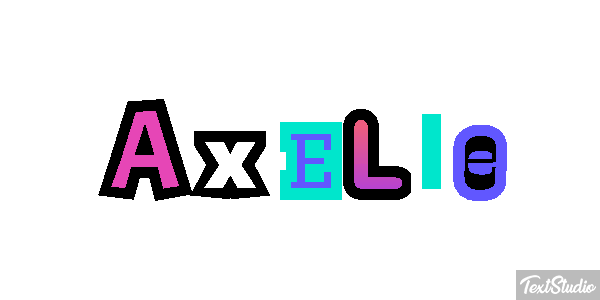 Axelle Текстовый эффект