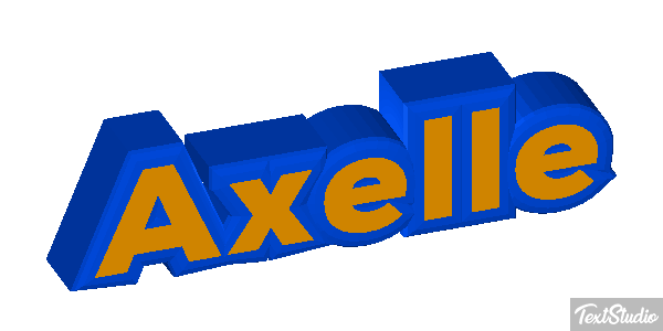 Axelle Текстовый эффект