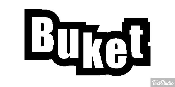 Buket Efecto de texto