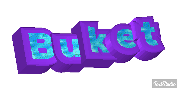 Buket Efecto de texto