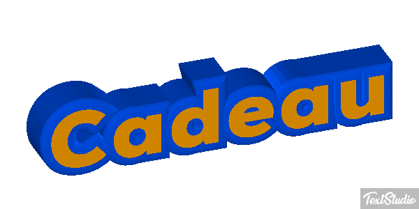 Cadeau テキスト効果