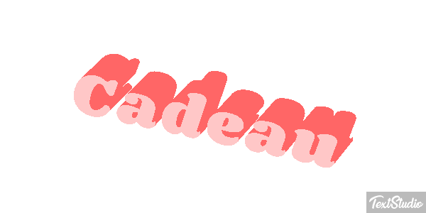 Cadeau テキスト効果