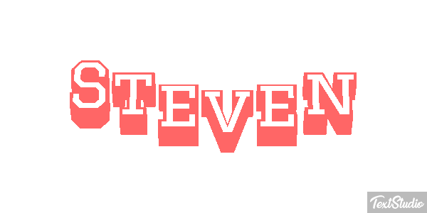 Steven Text effect