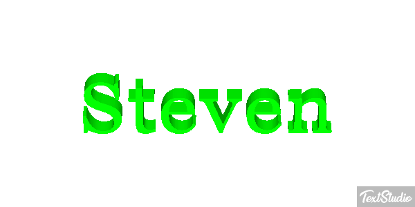 Steven Text effect
