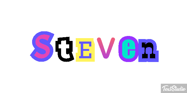 Steven Text effect