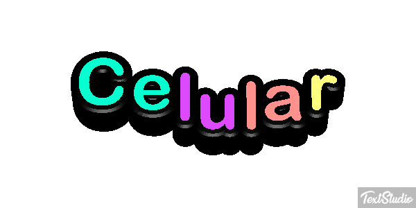 Celular Efeito do texto