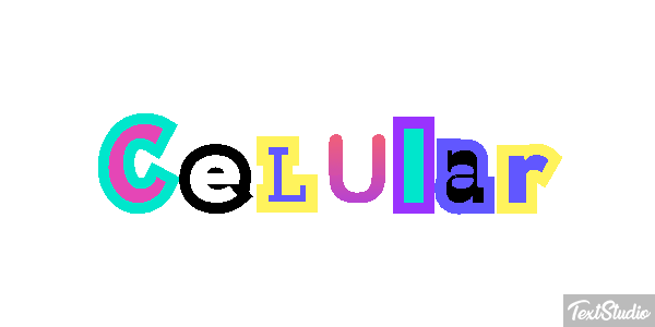 Celular Efeito do texto