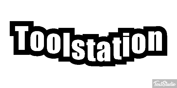 Toolstation Text effect
