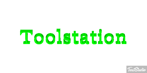 Toolstation Text effect