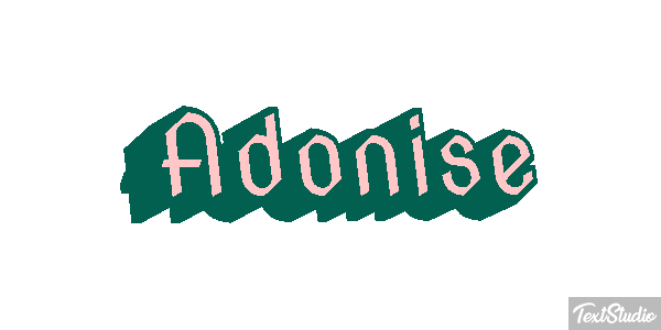 Adonise Effet de texte