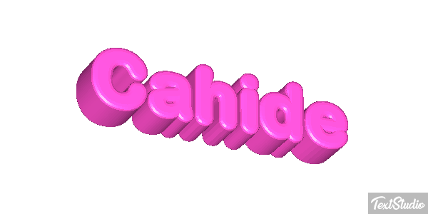 Cahide Tekst effect