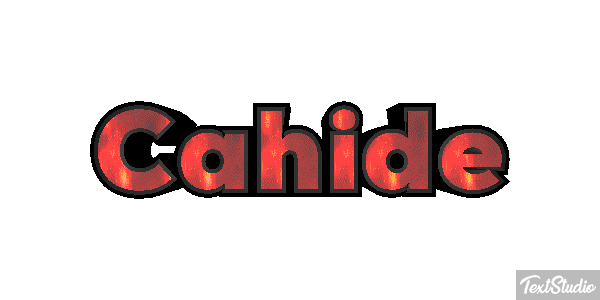 Cahide Tekst effect