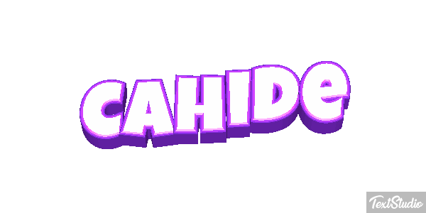 Cahide Tekst effect
