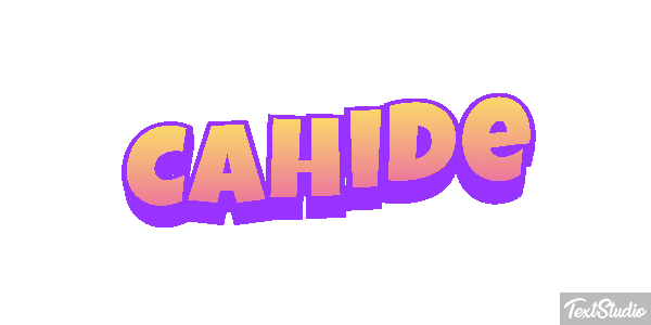 Cahide Tekst effect