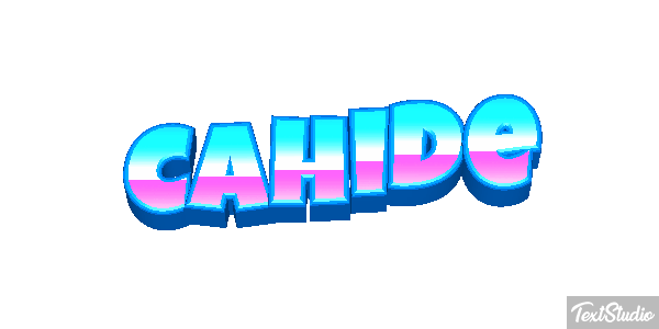 Cahide Tekst effect