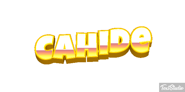 Cahide Tekst effect